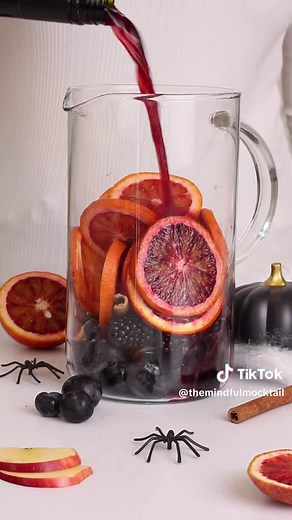 Spooky Sangria Mocktail Recipe for Halloween