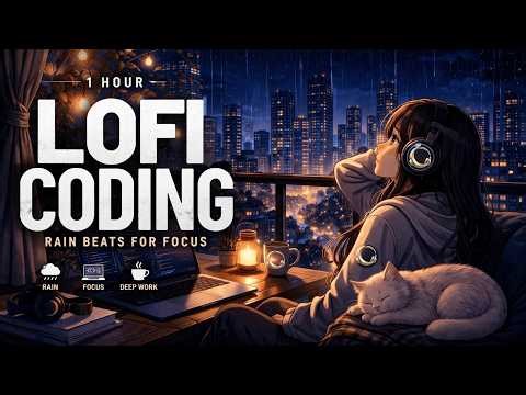 1 Hour Deep Coding LoFi 🌧️ Rain Beats for Focus & Programming | Night Study Music