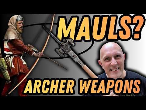 What weapons did MEDIEVAL ARCHERS use in CLOSE COMBAT?