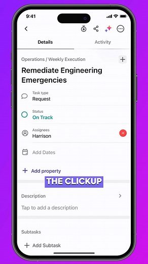 2.1K views | Task Types have arrived to the ClickUp mobile app... 盧 You can now add, remove, or update task types on the go! ⚡ #clickup #productivity #projectmanagement | ClickUp | Facebook