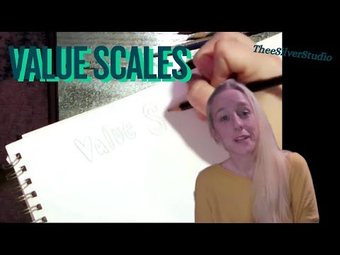 Making a VALUE SCALE, with Thee Silver Studio