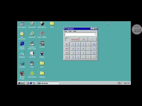 Window 98 simulator mai calculator kaise use kare | Computer mai calculator kaise chalaye #window98