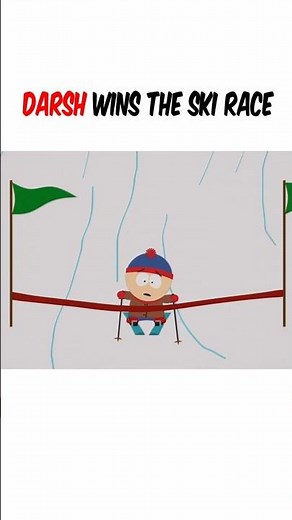 Stan wins the ski race #southpark #stanmarsh #cartman #cartoon #shorts #funny