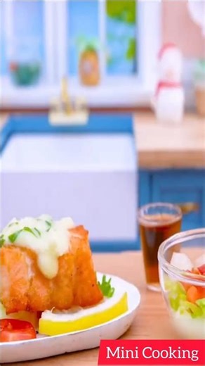 🍗 Mini Cooking Magic |DIY Tiny Fried Chicken Recipe🔥#minicooking#friedchicken #viral#trending#foryou