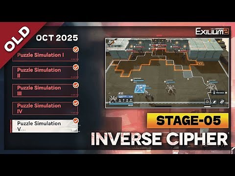 *SEASON 7* INVERSE CYPHER STAGE-5 (YP-1-5) SOLUTION | OCTOBER 2025 [ GIRLS' FRONTLINE 2: EXILIUM ]