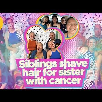 Siblings shave hair for sister with cancer | Make Your Day