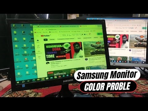 Samsung Monitor Color Problem Fix || Created by Afjal Hossain