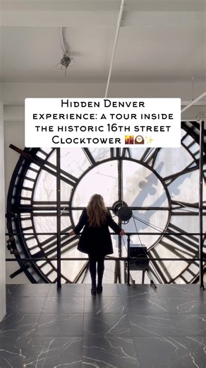 121K views · 1.8K reactions | Add the Clock Tower Tour to your winter bucket list ✨️Send this to someone you want to take here and follow for more fun adventures around Colorado ❤️️#denvercolorado #explorecolorado #coloradoadventures #coloradocheck #thingstododenver #denverfamily #16thstreet #colorado | Emily Buchtel | Facebook