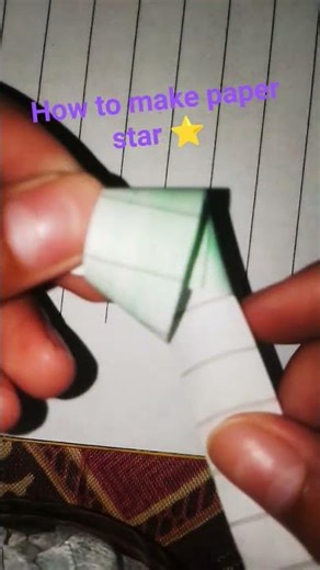 How to make paper star #diy #paper #tutorial #handmade #papercraft #easy
