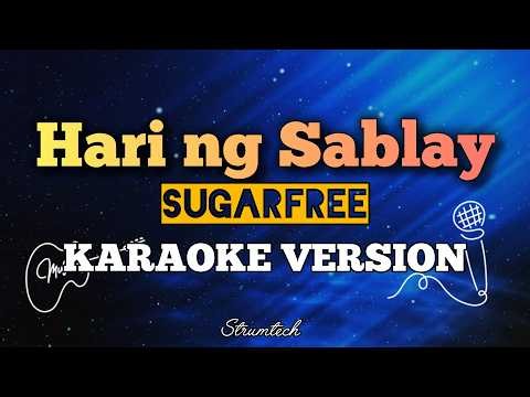 Hari ng Sablay - Sugarfree | Karaoke Version with Lyrics