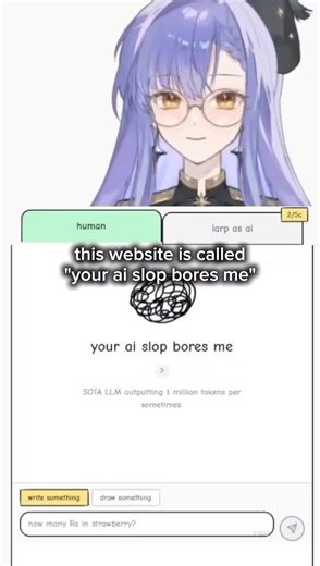 #vtuber tries your ai slop bores me on stream for the first time...gone wrong? site: youraislopbores.me #youraislopboresme #envtuber #vtuberclips #twitch