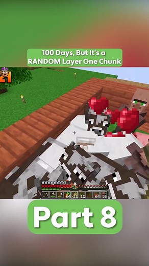 100 Days One Chunk Challenge in Minecraft Mod Tutorial