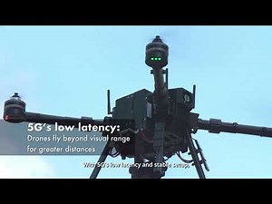 5G-connected drones for real-time, live video streaming