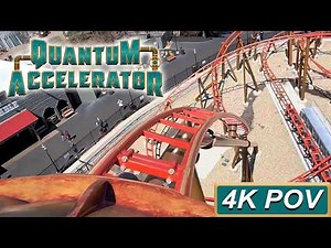 Quantum Accelerator **NEW FOR 2026** (4K Front Seat POV)- Six Flags New England, Agawam, MA