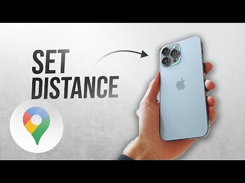 How to Set Distance in Google Maps (tutorial)