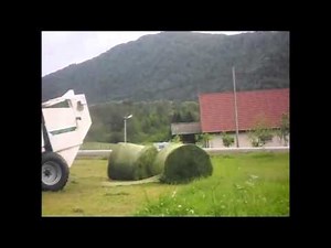 baling with John deere 6430 and orkel gp 1202
