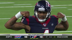 181K views · 3K reactions | Deshaun Watson put the team ON HIS BACK on Wild Card Weekend:  Two TDs (one passing, one rushing)  Two successful two-point conversions  Brought the Houston Texans back from 16-0 deficit  Magical overtime escape act to set up the W | NFL | Facebook