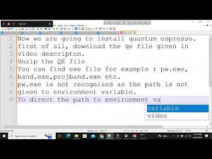 Install Quantum espresso and MPI on windows.