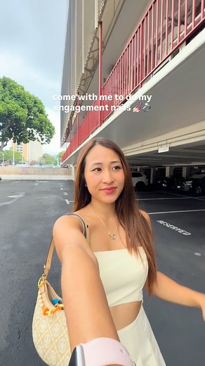 couldn’t have asked for a prettier set 🥹💅🏻 Come with me to get my nails done while I spill the deets on our engagement 💍 Thank you to the incredible ladies at Originail’s for always keeping my nails proposal ready 😂😂 💌 mahalo @originail_hnl @yenxgel @aduunails 🤍 | townie.tay