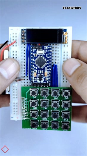 TechWithPi on Instagram: "Arduino Mini OLED Calculator | Easy DIY Electronics Project #arduino #diyprojects #diy #CalculatorProject #STEMProjects #STEM #embeddedsystems #pocketcalculator"