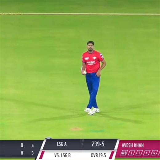 LSG A scored 241 runs against LSG B.Batting :-Mathew Breetzke : 2(2)Mitchell Marsh : 71 * (42)Ayush Badoni : 50 (25)Himmat Singh : 74* (33)Abdul Samad : 12 (7)Shehbaz Ahmed : 9 (5)Akshat Raghuwanshi : 2( 2)Arjun Tendulkar : 10 (7) Massive total scored by LSG A team 🥵3 half century by LSG A players.