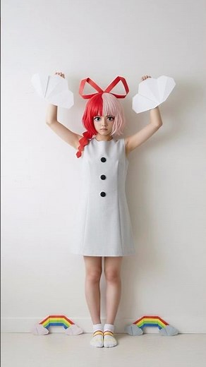 折り紙作品を実写化したら凄いことになった第三弾📷✨ #okn #origami #折り紙 #実写 #ai #加工