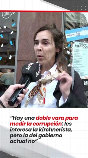 “There’s a double standard for measuring corruption, and many people don’t care.” Argentina|12