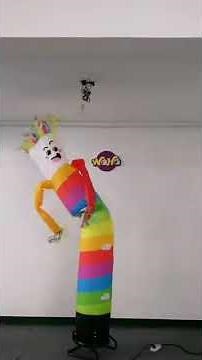 Happy Inflatable Air Sky Dancer With Blower For Music Party Decoration