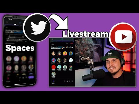 Streaming Twitter Spaces with Video on YouTube