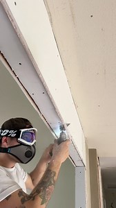 100K views · 3.3K reactions | I accidentally cut this drywall too wide, so i had to trim it with the multi tool! #construction#- - - #diy #renovation #drywallrells #drywallhacks #drywalltips #modernbuilds | Modern Builds | Facebook