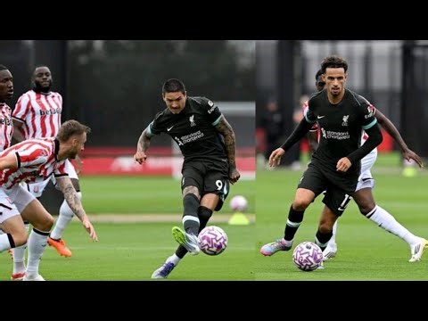 Nunez Nets Hat-Trick In Liverpool's 5-0 Win Over Stoke | Liverpool 5-0 Stoke highlight Darwin Nunez