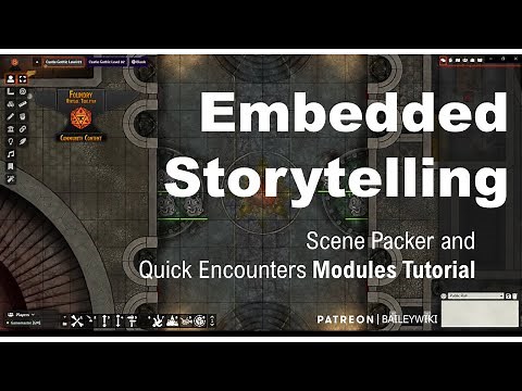Foundry VTT Module Tutorial: Scene Packer and Quick Encounters