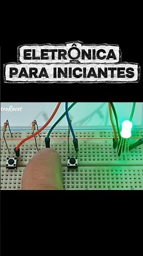 CIRCUITO LED RGB #circuitoled #eletrônicaparainiciantes #aprendaeletrônica