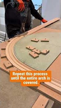 Creating an archway with flexible architrave