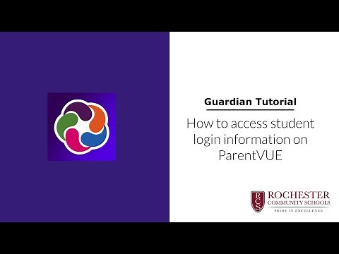 How to access login info on ParentVUE