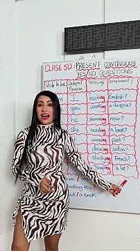 Present Continuous - Yes/No Questions ✅ #easyenglishtv