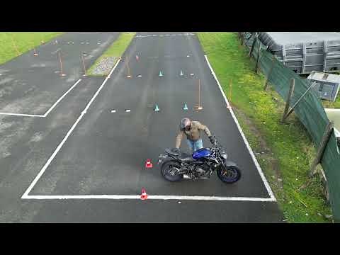 Plateau permis moto 2026 Parcours n°1