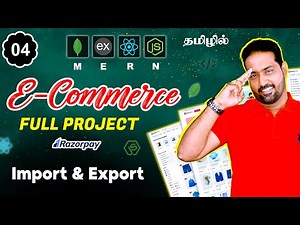 Import and Export in JavaScript MERN Stack E-Commerce Project in Tamil Part-4