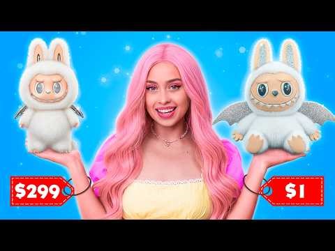 $299 vs. $1 DIY Zimomo Angel and POP MART Viral Toys at Home!