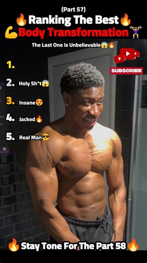 🔥 Ranking The Most Insane Body Transformations 💪🔥 #shorts
