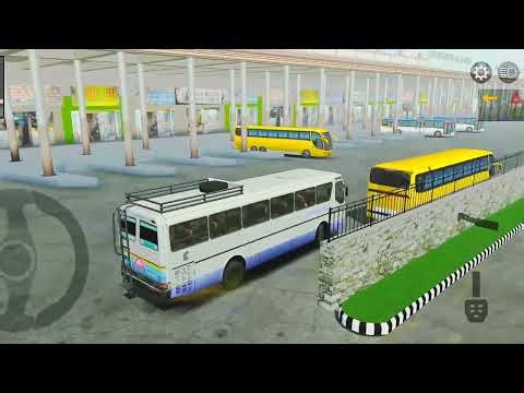 Village bus drive in Rajasthan map gaming video 