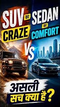 SUV vs Sedan Which is Better🤷‍♂️