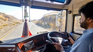 Mastering dangerous mountain roads: A bus driver's skill #busdriving #busdrivingskill #drivingsafety | Bus TV