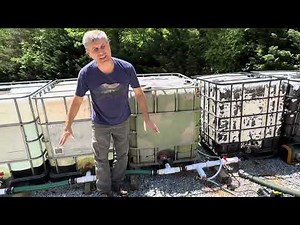 How to properly set up your 275-gallon water totes for firefighting or irrigation of garden.