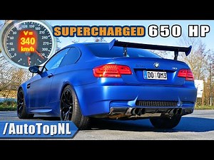 650HP BMW M3 E92 G-Power | POV 100-300 ACCELERATION & INSANE SOUND by AutoTopNL