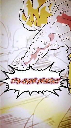 Super Saiyan Goku Defeats Frieza