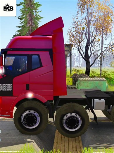 Mudrunner pc game truck vs speed bump #mudrunner #pcgame #shorts