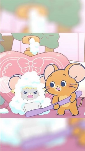 Jerry y Nibbles se bañan, pero ¡Nibbles desaparece! | Tom y Jerry Gokko | ‪@WBKidsLatino‬