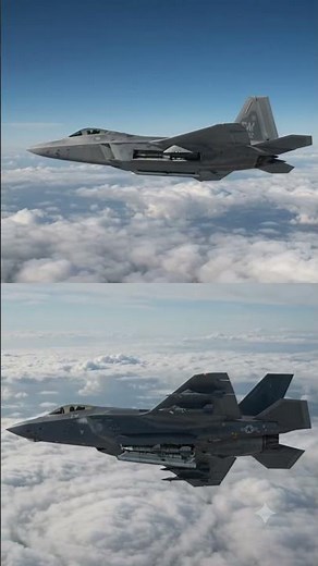 F-22 Raptor vs F-35 Lightning II | America's Ultimate Stealth Fighter Battle
