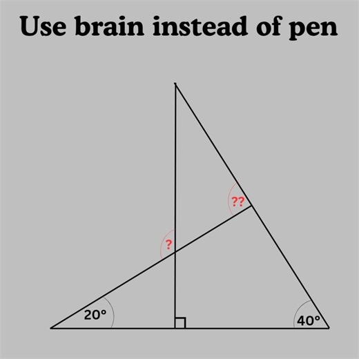 Basic mathematics Triangle problem algebra tricky problem #mathteacher #mathlover #mathfun #algebra